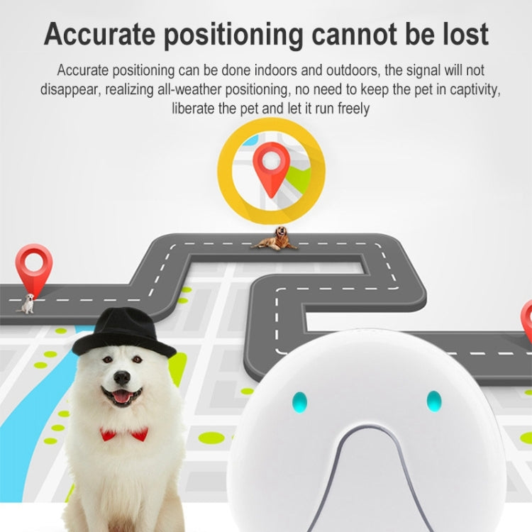 F9 Mini Pet Smart Wear GPS Pet Locator WIFI Location Tracker(White) - Pet Tracker by PMC TechLife | Online Shopping South Africa | PMC TechLife