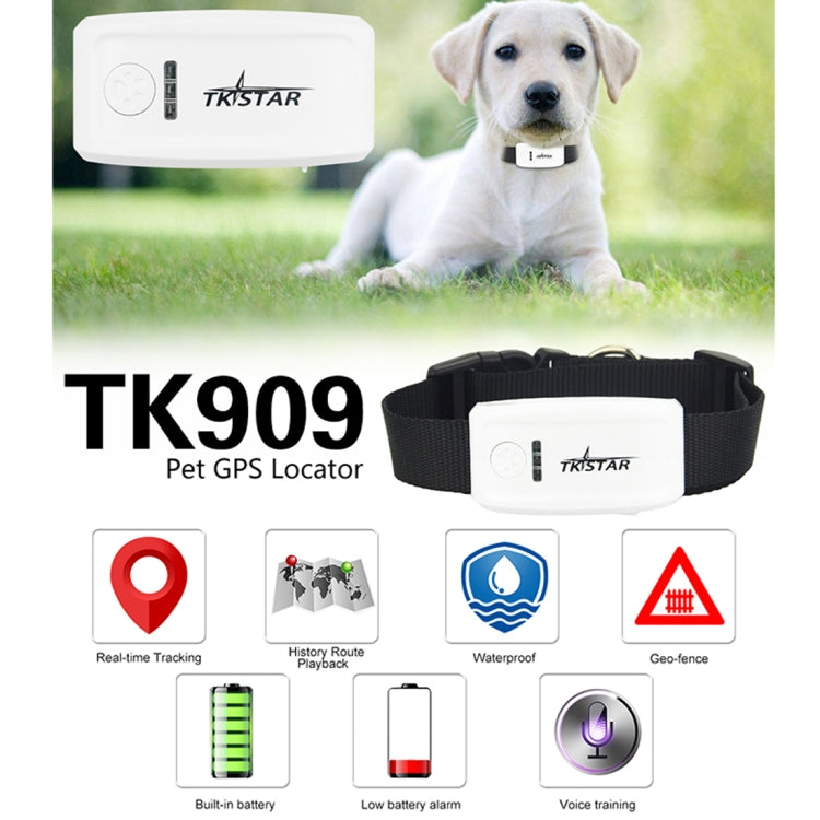 TK-909 GPS / GPRS / GSM Pet Locator Pet Collar Real-time Tracking Device - free shipping - PMC TechLife - Order now!