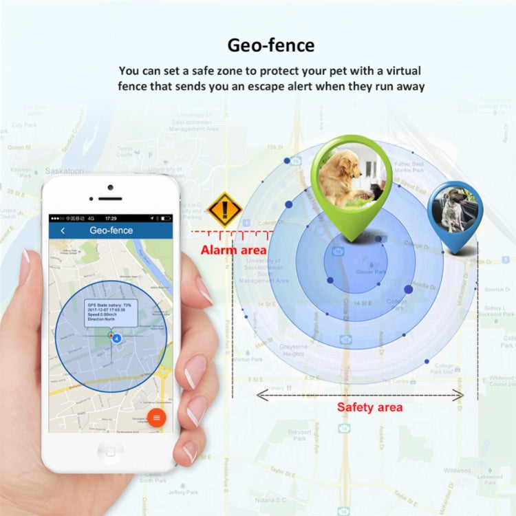 TK-909 GPS / GPRS / GSM Pet Locator Pet Collar Real-time Tracking Device - free shipping - PMC TechLife - Order now!