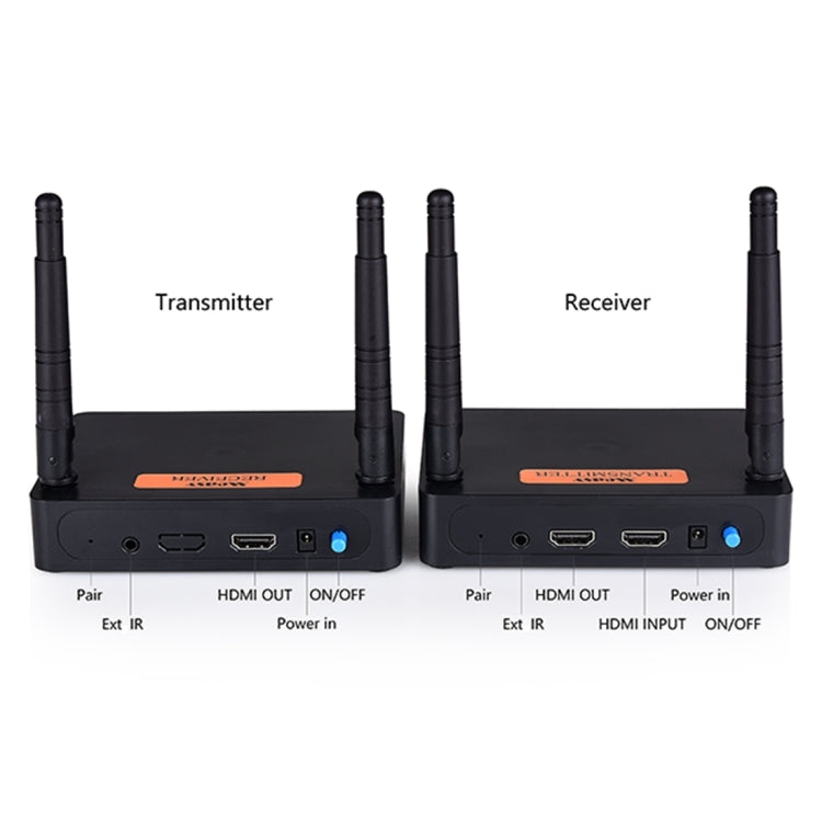 Measy FHD676 Full HD 1080P 3D 5-5.8GHz Wireless HDMI Transmitter (Transmitter + Receiver) Transmission Distance: 200m, Specifications:EU Plug - free shipping - PMC Jewellery - Order now!