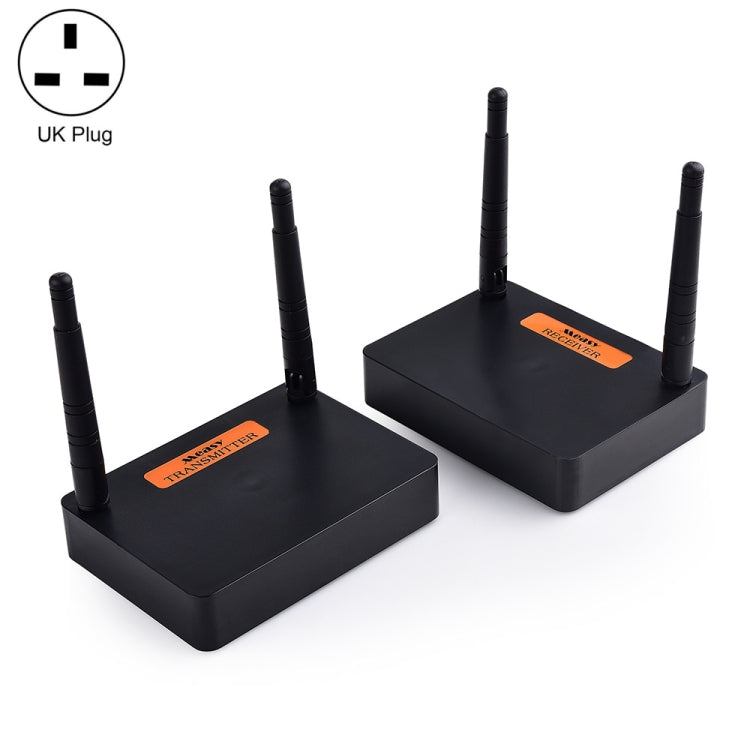 Measy FHD676 Full HD 1080P 3D 5-5.8GHz Wireless HDMI Transmitter (Transmitter + Receiver) Transmission Distance: 200m, Specifications:UK Plug - free shipping - PMC Jewellery - Order now!