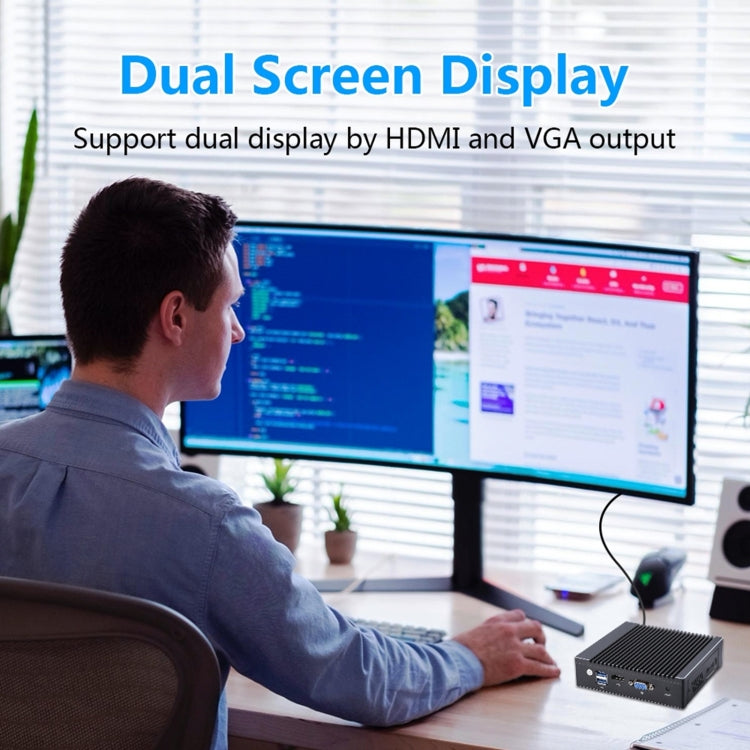 K660G4 Windows and Linux System Mini PC, Intel Celeron Processor N2840 Quad-Core 2M Cache,1.83GHz, up to 2.25GHz, 8GB RAM + 128GB SSD, UK Plug - Windows Mini PCs by PMc TechLife | Online Shopping South Africa | PMc TechLife | Buy Now Pay Later Mobicred