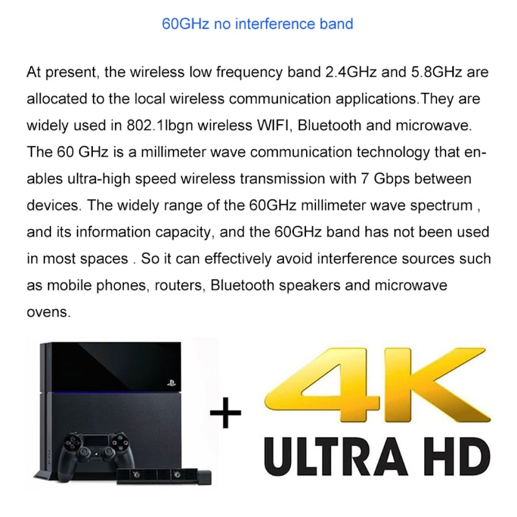 Measy W2H 60GHz 1080P Ultra HD Wireless Transmission Kit, Transmission Distance: 30m, AU Plug - free shipping - PMC Jewellery - Order now!