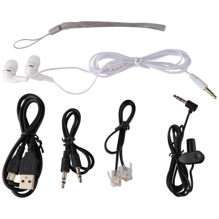 VM181 Portable Audio Voice Recorder, 8GB, Support Music Playback / TF Card / LINE-IN & Telephone Recording - Other Style by PMC TechLife | Online Shopping South Africa | PMC TechLife | Buy Now Pay Later Mobicred