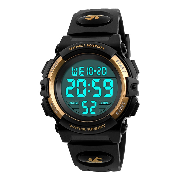 SKMEI 1258 Multifunctional Outdoor Sports Noctilucent Waterproof Wrist Watch, Size: S(Gold) - free shipping - PMC TechLife - Order now!