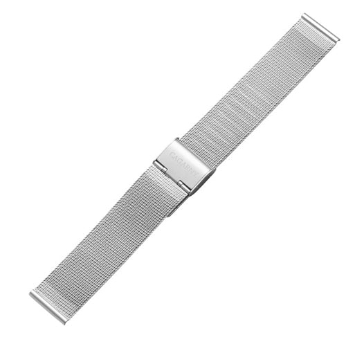 CAGARNY Simple Fashion Watches Band Metal Watch Band, Width: 20mm(Silver) - free shipping - PMC TechLife - Order now!