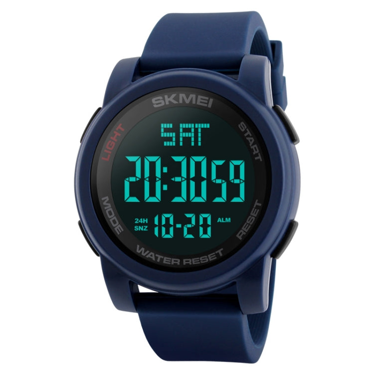 SKMEI 1257 Men Fashionable Outdoor 50m Waterproof Digital Watch Sports Wrist Watch(Blue) - free shipping - PMC TechLife - Order now!