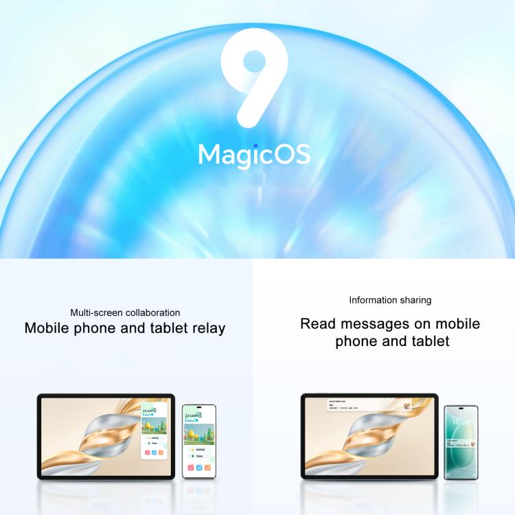 Honor Pad X9 Pro WiFi Tablet PC, 11.5 inch 8GB+256GB MagicOS 9.0 Qualcomm Snapdragon 685 Octa Core (Cyan) - free shipping - PMc TechLife - Order now!