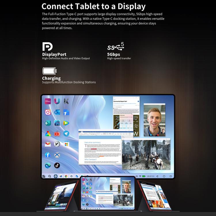 Teclast T60AI WiFi Tablet PC, 6GB+128GB, 12 inch Android 15 Allwinner A733 Octa Core with NPU - free shipping - PMc TechLife - Order now!