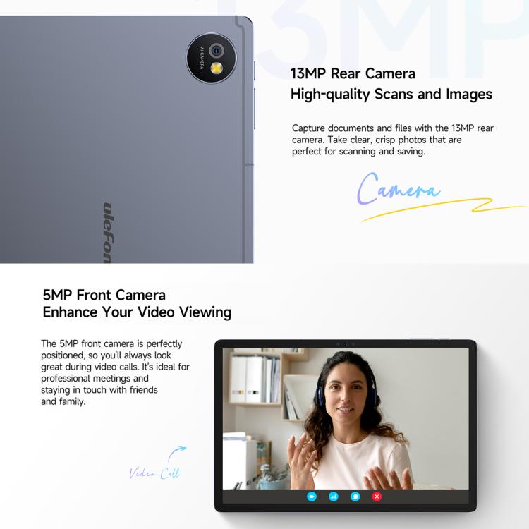 Ulefone Tab A10 Pro Tablet PC, 6GB+128GB, 11 inch Android 14 MediaTek MT8786 Octa Core 4G Network, EU Plug (Space Grey) - free shipping - PMc TechLife - Order now!