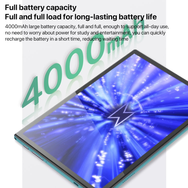 Y22 10.1 inch Smart Learning Tablet PC, 4GB+64GB, Android 10 MTK6755 Octa Core, 4G Network, US Plug (Light Green) - free shipping - PMc TechLife - Order now!