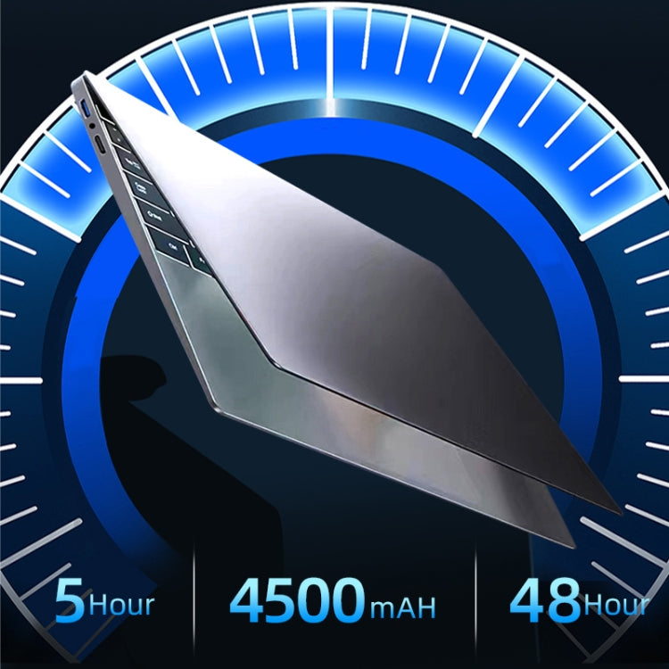 H15 15.6 inch Ultrathin Laptop, 16GB+128GB, Windows 11 Intel Processor N95 Quad Core, EU Plug (Silver) - free shipping - PMc TechLife - Order now!