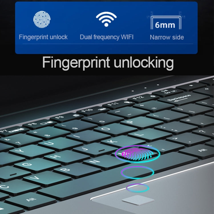 H15 15.6 inch Ultrathin Laptop, 16GB+128GB, Windows 11 Intel Processor N95 Quad Core, EU Plug (Silver) - free shipping - PMc TechLife - Order now!