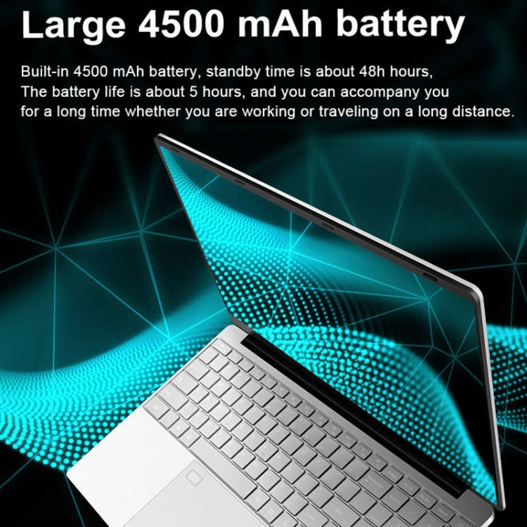 H15 15.6 inch Ultrathin Laptop, 16GB+128GB, Windows 11 Intel Celeron N5095 Quad Core, EU Plug (Silver) - free shipping - PMc TechLife - Order now!