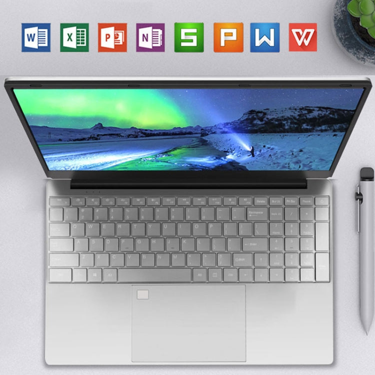 H15 15.6 inch Ultrathin Laptop, 16GB+512GB, Windows 11 Intel Celeron N5095 Quad Core, EU Plug (Silver) - free shipping - PMc TechLife - Order now!