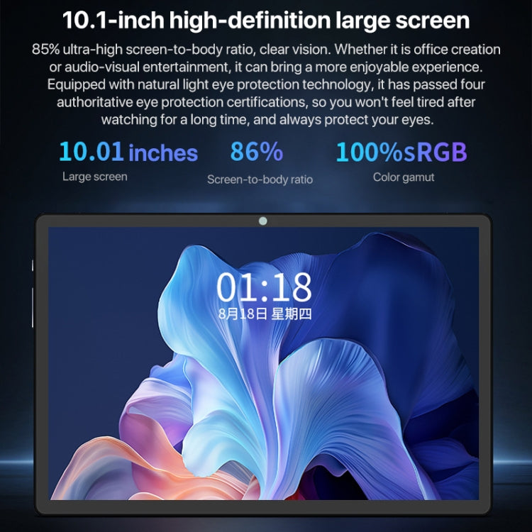 H90 10.1 inch 4G LTE Tablet PC, 4GB+64GB, Android 12 MTK6771 Octa Core, Support Dual SIM, US Plug (Purple) - free shipping - PMc TechLife - Order now!