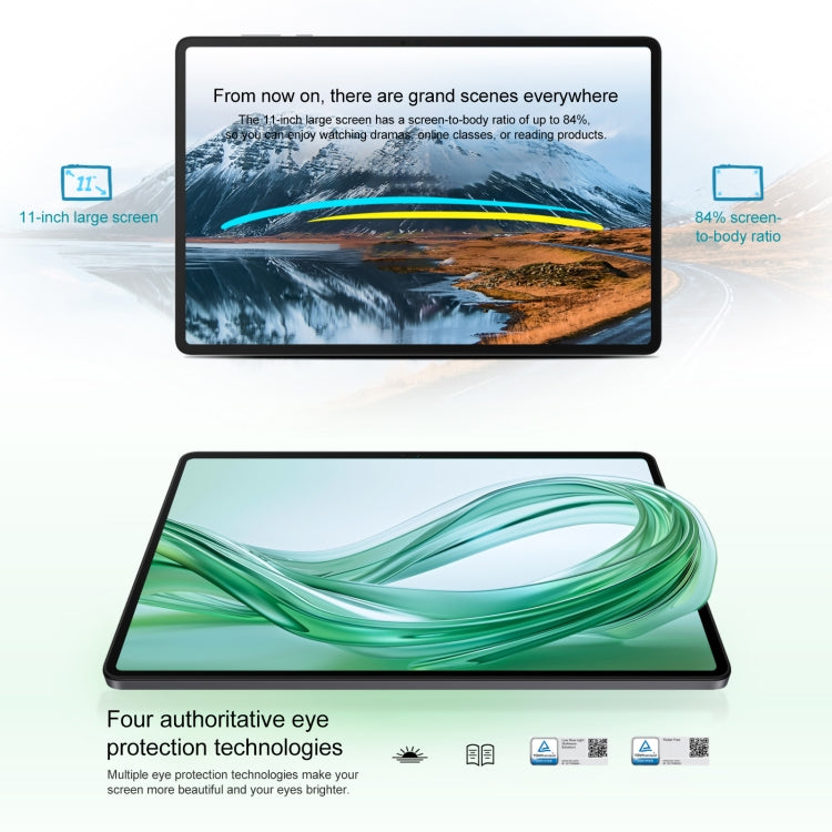 Honor Pad X9 WiFi Tablet PC, 11 inch 8GB+128GB MagicOS 8.0 Qualcomm Snapdragon 680 Octa Core (Cyan) - free shipping - PMC Jewellery - Order now!