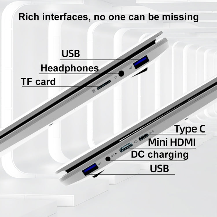 Jumper EZbook S7 15.6 inch Laptop, 12GB+256GB, Windows 11 Intel Alder Lake N95 Quad Core, EU Plug(Grey) - free shipping - PMC Jewellery - Order now!