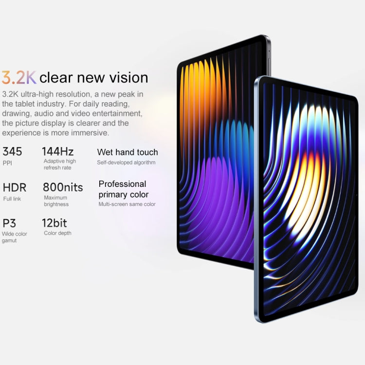 Xiaomi Pad 7 11.2 inch, 8GB+256GB, HyperOS 2 Qualcomm Snapdragon 7+ Gen3 Octa Core (Blue) - free shipping - PMc TechLife - Order now!