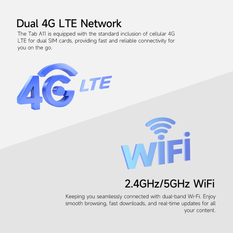 Ulefone Tab A11 Tablet PC, 6GB+256GB, 11 inch Android 14 Unisoc T620 Octa Core 4G Network, EU Plug (Space Grey) - free shipping - PMC Jewellery - Order now!