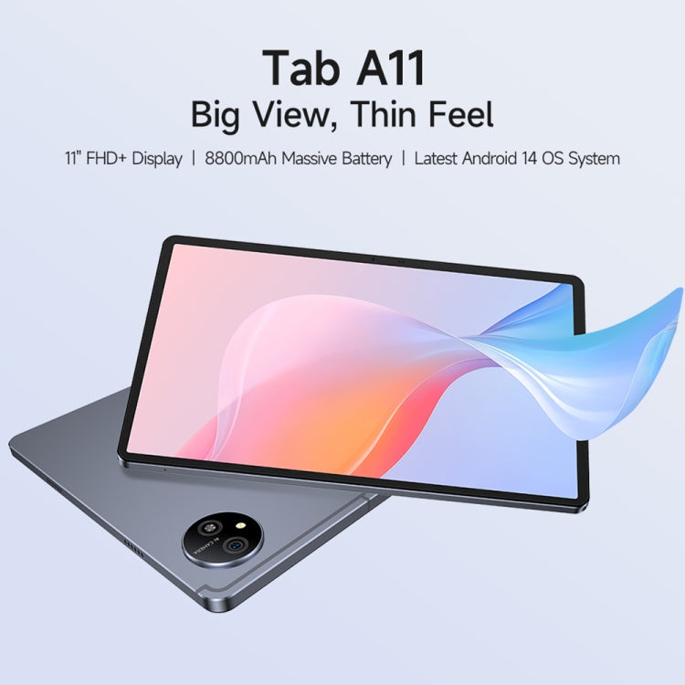 Ulefone Tab A11 Tablet PC, 6GB+256GB, 11 inch Android 14 Unisoc T620 Octa Core 4G Network, EU Plug (Space Grey) - free shipping - PMC Jewellery - Order now!