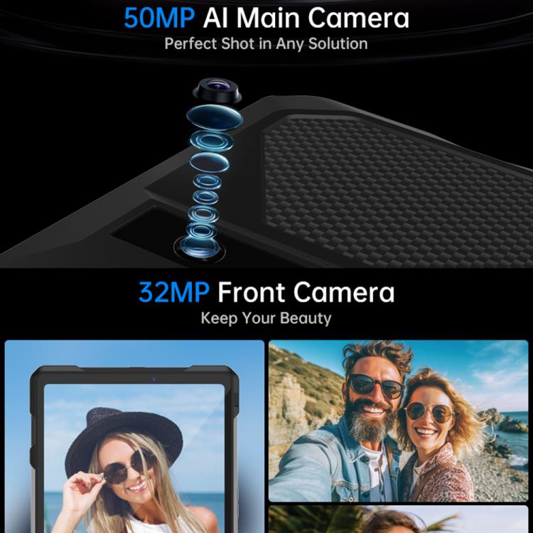 Unihertz 8849 Tank Pad E Rugged Tablet PC & Projector, 12GB+512GB, 10.95 inch Android 14 MT6789 Octa Core 4G Network, EU Plug (Black) - free shipping - PMc TechLife - Order now!