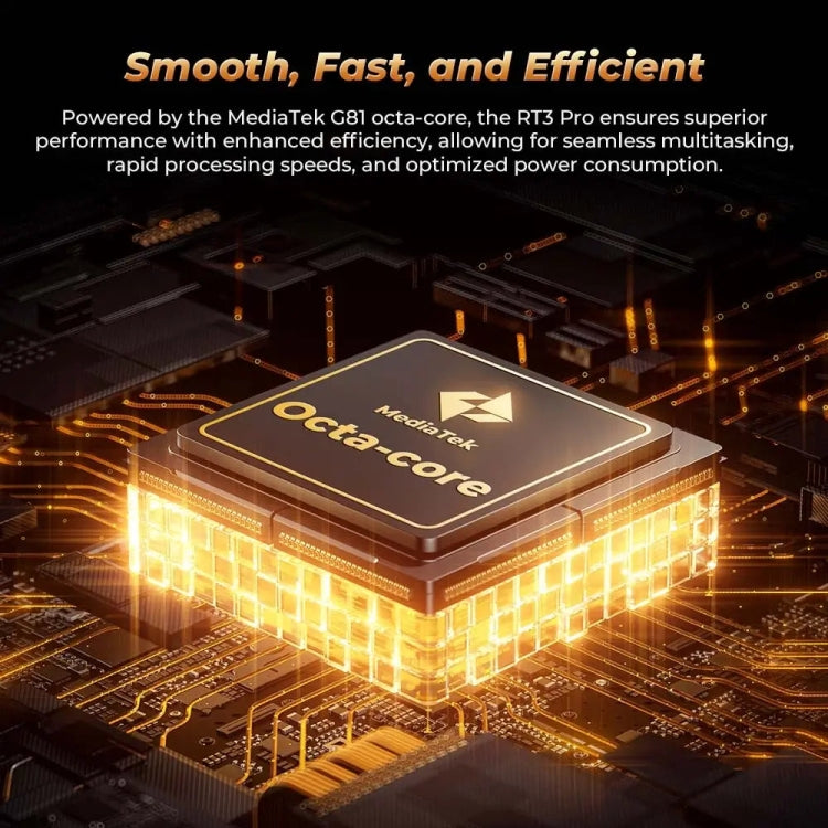 OUKITEL RT3 Pro 4G Network IP68/IP69K Rugged Tablet, 4GB+128GB, 8.0 inch Android 14 MediaTek G81 Octa-Core Support Dual SIM, EU Plug (Black) - free shipping - PMC Jewellery - Order now!