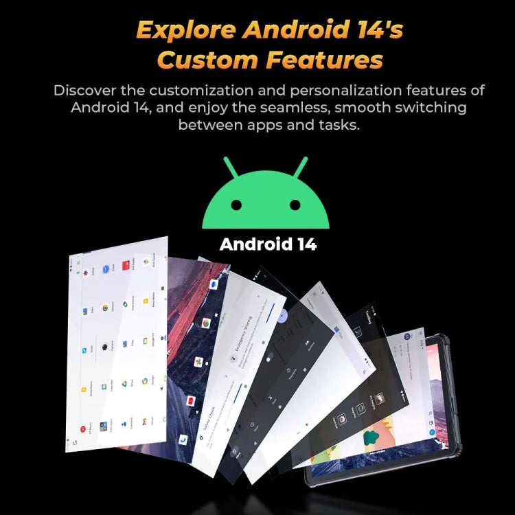 OUKITEL RT9 4G Network IP68/IP69K Rugged Tablet, 6GB+256GB, 11 inch Android 14 Unisoc T606 Octa-Core Support Dual SIM, EU Plug (Orange) - free shipping - PMC Jewellery - Order now!