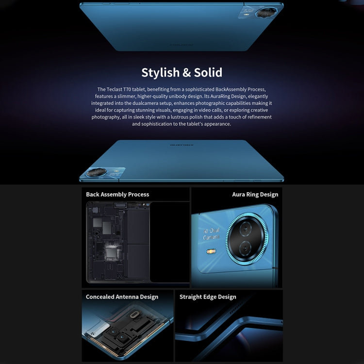 Teclast T70 4G LTE Tablet PC, 8GB+256GB, 14 inch Android 14 MediaTek Helio G99 Octa Core, Support Dual SIM - free shipping - PMc TechLife - Order now!