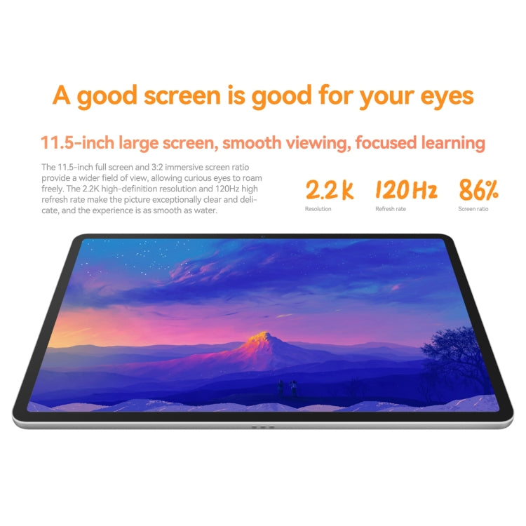 HUAWEI MatePad 11.5 2024, WiFi 8GB+256GB 120Hz HarmonyOS 4.2 Histen 9.0 Hisilicon Kirin 8000 (Silver) - free shipping - PMc TechLife - Order now!