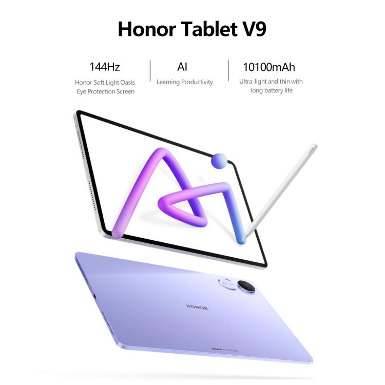 Honor Pad V9 WiFi Tablet PC, 11.5 inch 8GB+256GB MagicOS 9.0 Dimensity 8350 Ultra Octa Core (White) - free shipping - PMc TechLife - Order now!