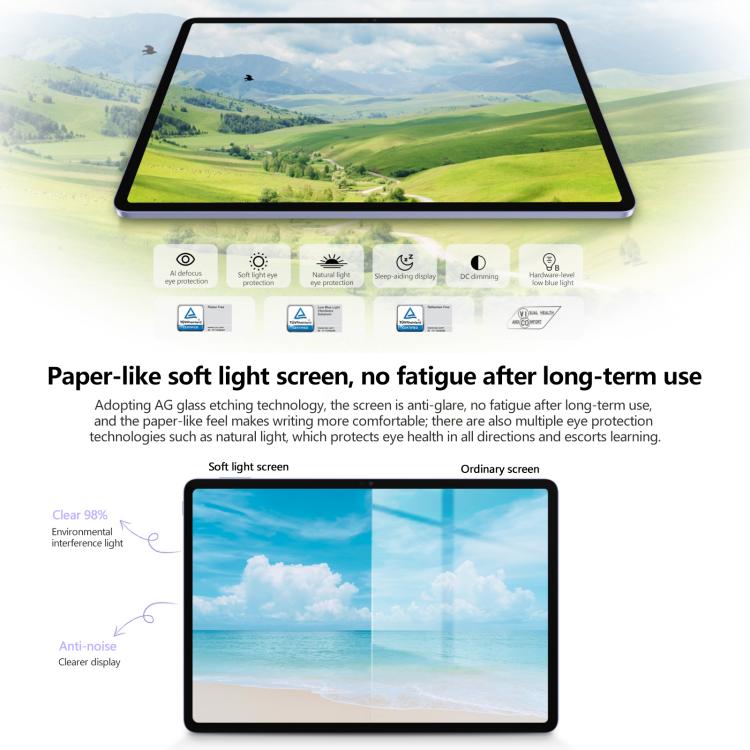 Honor Pad V9 WiFi Tablet PC, 11.5 inch 12GB+256GB MagicOS 9.0 Dimensity 8350 Ultra Octa Core (White) - free shipping - PMc TechLife - Order now!