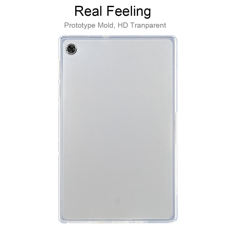 For Lenovo Tab M10 Plus 0.75mm Ultrathin Outside Glossy Inside Frosted TPU Soft Protective Case(Transparent) - Lenovo by PMC TechLife | Online Shopping South Africa | PMC TechLife