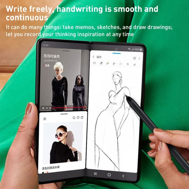 For Samsung Galaxy Z Flip4 Touch Capacitive Pen Stylus (Black) - Stylus Pen by PMC TechLife | Online Shopping South Africa | PMC TechLife