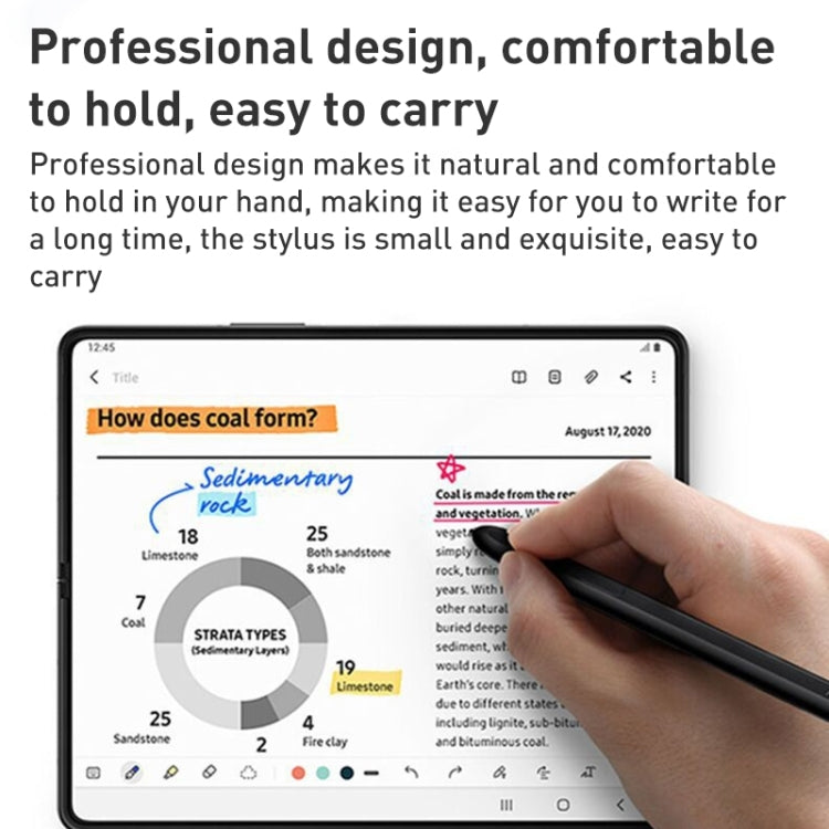 For Samsung Galaxy Z Flip4 Touch Capacitive Pen Stylus (Black) - Stylus Pen by PMC TechLife | Online Shopping South Africa | PMC TechLife