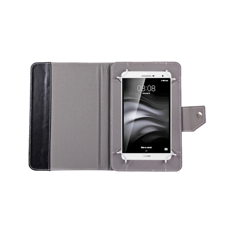 7 inch Tablets Leather Case Crazy Horse Texture Protective Case Shell with Holder for Galaxy Tab A 7.0 (2016) / T280 & Tab 4 7.0 / T230 & Tab Q T2558, Colorfly G708, Asus ZenPad 7.0 Z370CG, Huawei MediaPad T1 7.0 / T1-701u(Black) - 7 inch by PMC TechLife | Online Shopping South Africa | PMC TechLife | Buy Now Pay Later Mobicred