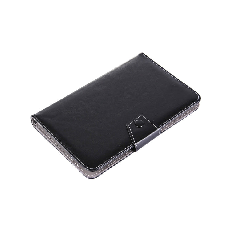 7 inch Tablets Leather Case Crazy Horse Texture Protective Case Shell with Holder for Galaxy Tab A 7.0 (2016) / T280 & Tab 4 7.0 / T230 & Tab Q T2558, Colorfly G708, Asus ZenPad 7.0 Z370CG, Huawei MediaPad T1 7.0 / T1-701u(Black) - 7 inch by PMC TechLife | Online Shopping South Africa | PMC TechLife | Buy Now Pay Later Mobicred