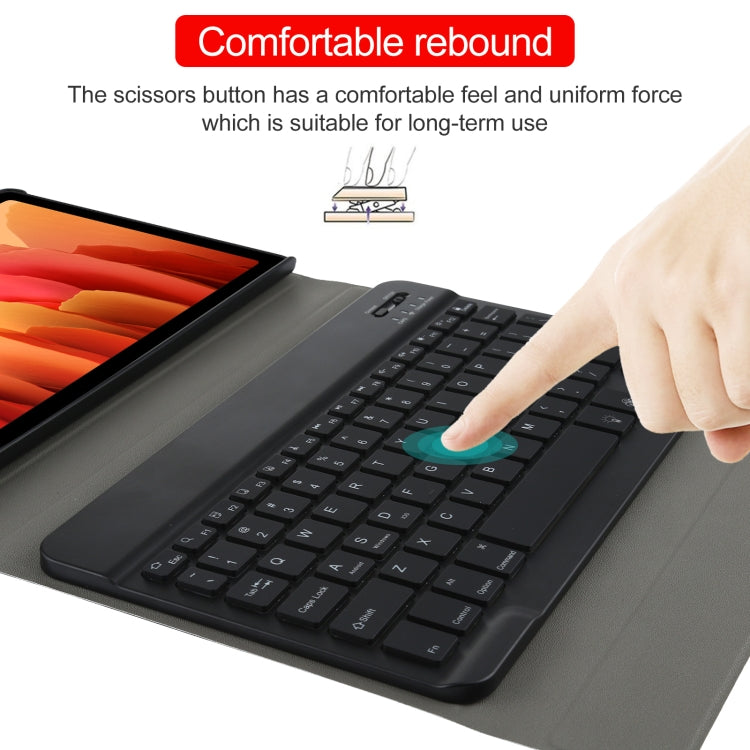 A500S Detachable Bluetooth Backlight Keyboard Ultrathin Horizontal Flip Leather Tablet Case with Holder for Samsung Galaxy Tab A7 10.4 (2020) T500 / T505(Black) - Samsung Keyboard by PMC TechLife | Online Shopping South Africa | PMC TechLife