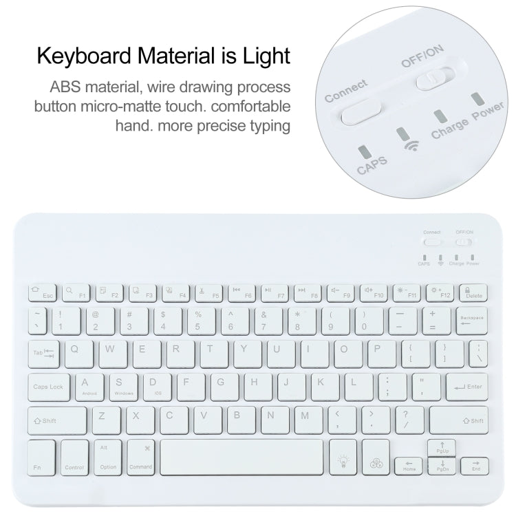 A500S Detachable Bluetooth Backlight Keyboard Ultrathin Horizontal Flip Leather Tablet Case with Holder for Samsung Galaxy Tab A7 10.4 (2020) T500 / T505(Gold) - Samsung Keyboard by PMC TechLife | Online Shopping South Africa | PMC TechLife