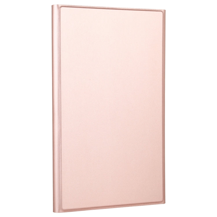 AM10-A Detachable Bluetooth Backlight Keyboard Ultrathin Horizontal Flip Leather Tablet Case with Touchpad & Holder for Lenovo M10 Plus 10.3 inch X606F(Rose Gold) - Lenovo Keyboard by PMC TechLife | Online Shopping South Africa | PMC TechLife