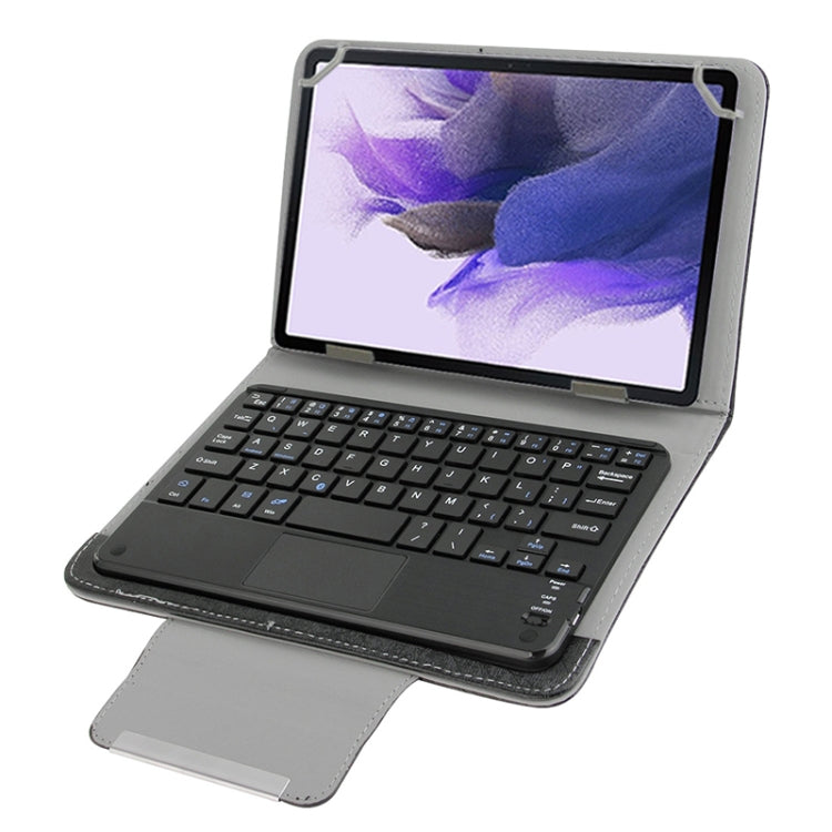 Universal Detachable Magnetic Bluetooth Keyboard Leather Case with Touchpad & Holder for 7 inch IOS & Android & Windows Tablet PC(Black) - Universal Keyboard by PMC TechLife | Online Shopping South Africa | PMC TechLife
