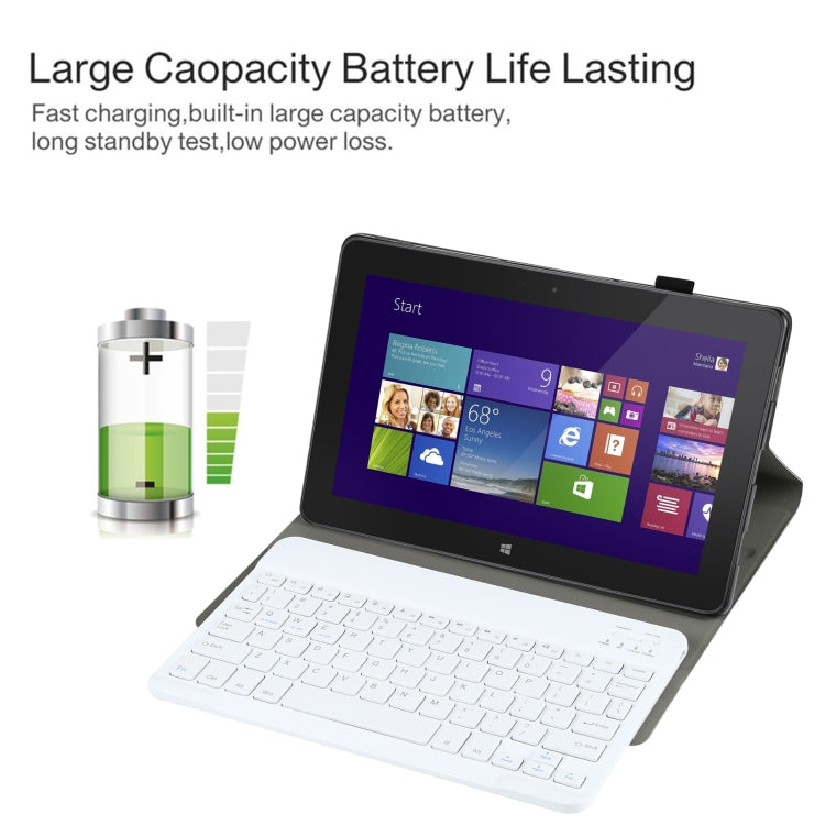 AM12 2 in 1 Removable Bluetooth Keyboard + Protective Leather Tablet Case with Holder for Lenovo Tab P11 (Tab-J606F)(Gold) - Lenovo Keyboard by PMC TechLife | Online Shopping South Africa | PMC TechLife