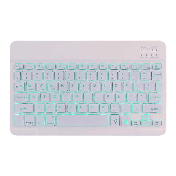 DY-E10 2 in 1 Removable Bluetooth Keyboard + Protective Leather Tablet Case with Backlight & Holder for Lenovo Tab E10(Rose Gold) - free shipping - PMC TechLife - Order now!