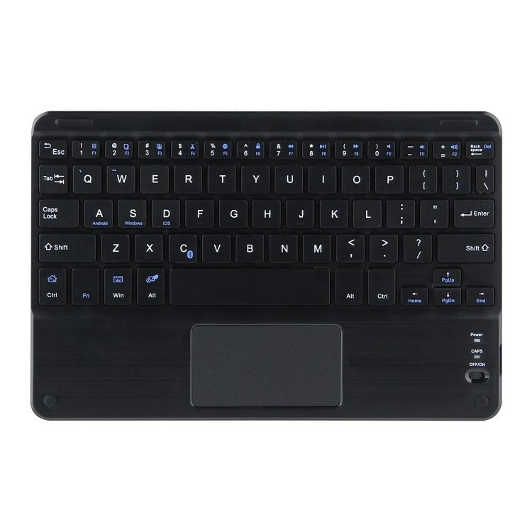 DY-P10-C 2 in 1 Removable Bluetooth Keyboard + Protective Leather Tablet Case with Touchpad & Holder for Lenovo Tab P10 10.1 inch(Black) - Lenovo Keyboard by PMC TechLife | Online Shopping South Africa | PMC TechLife