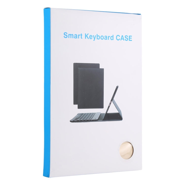 AM10 2 in 1 Removable Bluetooth Keyboard + Protective Leather Tablet Case with Holder for Lenovo M10 FHD Plus 10.3 inch(Gold) - Lenovo Keyboard by PMC TechLife | Online Shopping South Africa | PMC TechLife
