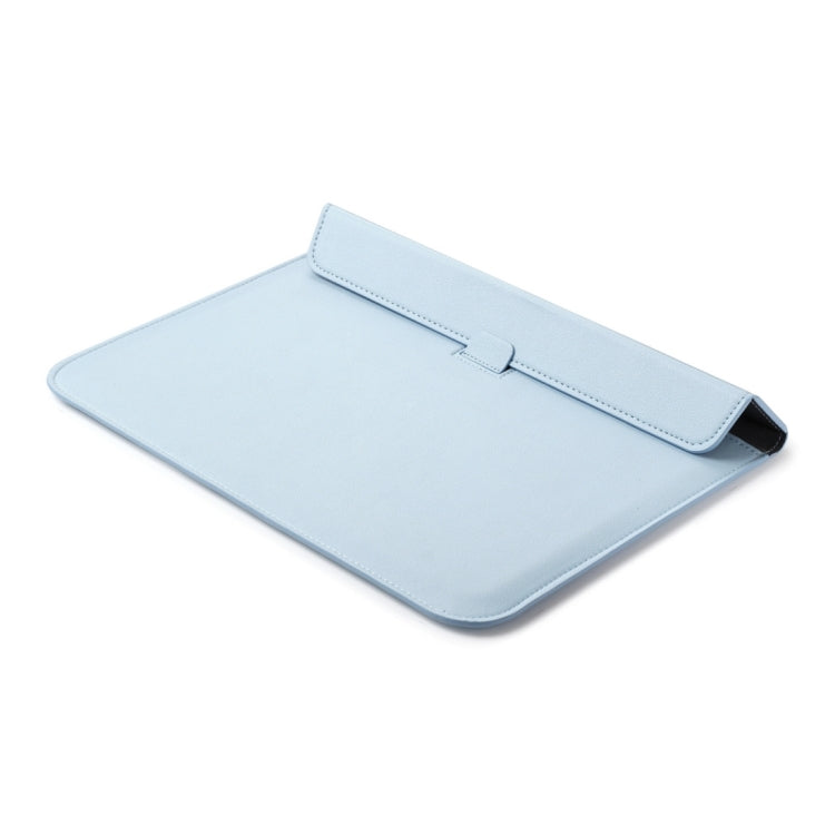 Universal Envelope Style PU Leather Case with Holder for Ultrathin Notebook Tablet PC 13.3 inch, Size: 35x25x1.5cm(Blue) - 13 inch by PMC TechLife | Online Shopping South Africa | PMC TechLife | Buy Now Pay Later Mobicred