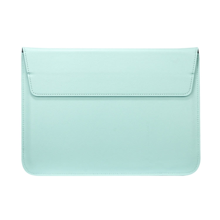 Universal Envelope Style PU Leather Case with Holder for Ultrathin Notebook Tablet PC 13.3 inch, Size: 35x25x1.5cm(Mint Green) - free shipping - PMC TechLife - Order now!