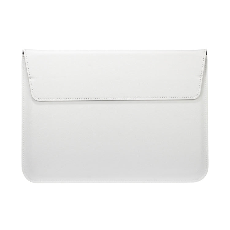 Universal Envelope Style PU Leather Case with Holder for Ultrathin Notebook Tablet PC 13.3 inch, Size: 35x25x1.5cm(White) - 13 inch by PMC TechLife | Online Shopping South Africa | PMC TechLife | Buy Now Pay Later Mobicred