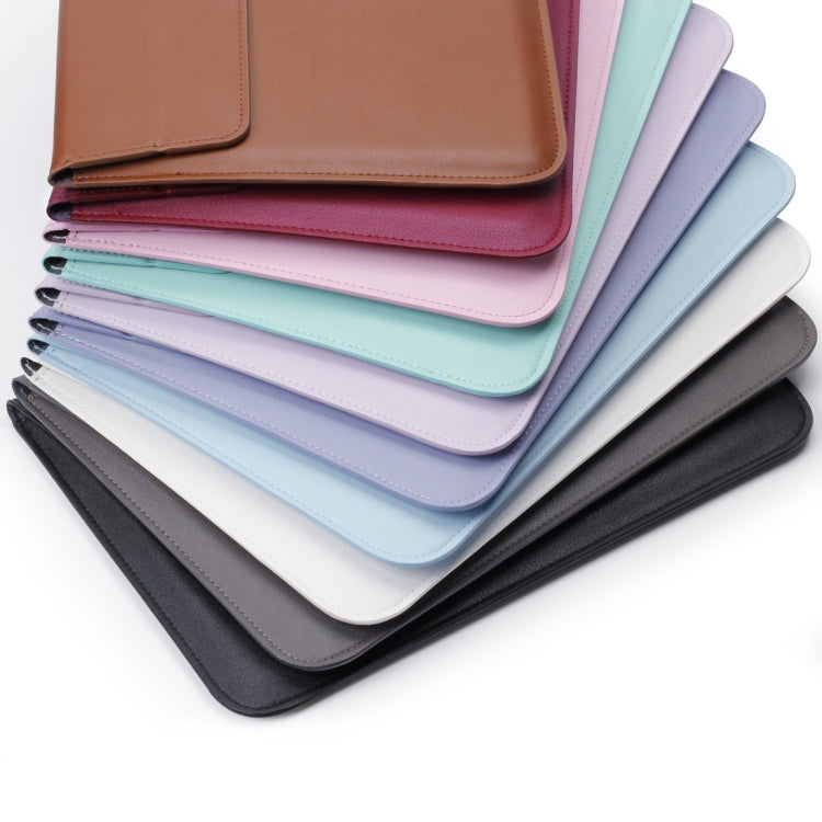 Universal Envelope Style PU Leather Case with Holder for Ultrathin Notebook Tablet PC 13.3 inch, Size: 35x25x1.5cm(Black) - 13 inch by PMC TechLife | Online Shopping South Africa | PMC TechLife | Buy Now Pay Later Mobicred