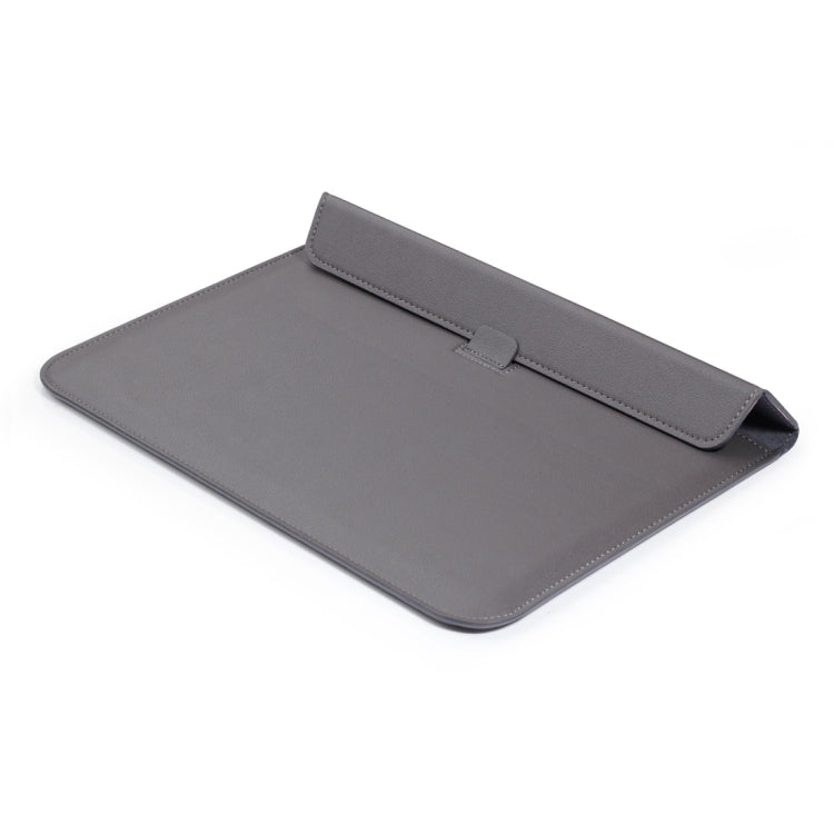 Universal Envelope Style PU Leather Case with Holder for Ultrathin Notebook Tablet PC 11.6 inch, Size: 32.5x21.5x1cm(Grey) - 10 - 11 inch by PMC TechLife | Online Shopping South Africa | PMC TechLife | Buy Now Pay Later Mobicred